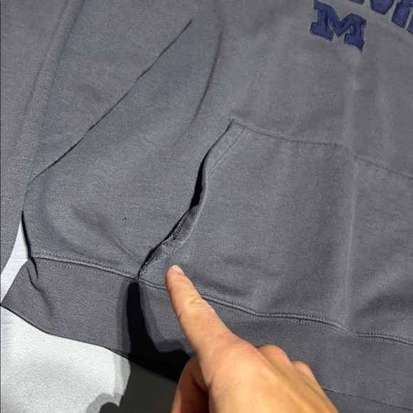 Stadium Athletics Michigan University Embroidered Hoodie (Men XL) - Picture 9 of 10